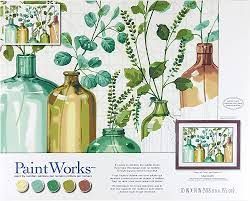 PAINT WORKS -  MIXED GREENS (20