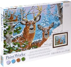 PAINT WORKS -  WHITETAIL WINTER (11
