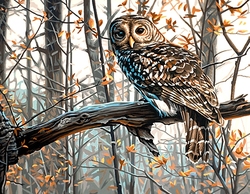 PAINT WORKS -  WISE OWL (14