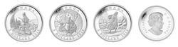 PAINTERS -  ARTWORK BY CORNELIUS KREIGHOFF - SET OF 3 COINS -  2015 CANADIAN COINS 01