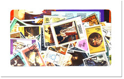 PAINTINGS -  175 ASSORTED STAMPS - PAINTINGS