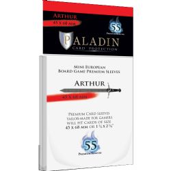 PALADIN CARD PROTECTION -  ARTHUR - 45 X 68 MM (55) -  MINI EUROPEAN