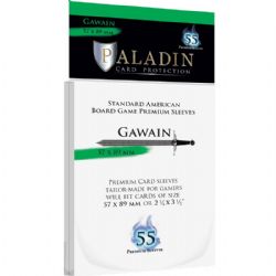 PALADIN CARD PROTECTION -  GAWAIN - 57 X 89 MM (55) -  STANDARD AMERICAN