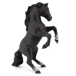 PAPO FIGURE -  BLACK REARED UP HORSE (5.5
