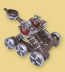 PAPO FIGURE -  CATAPULT - RED -  THE MEDIEVAL ERA 39345