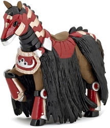 PAPO FIGURE -  CYBERKNIGHT FIGHTER'S HORSE (RED) -  GALACTIQUE 70120