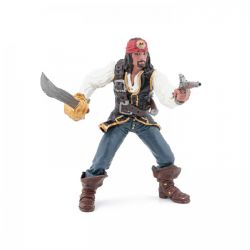 PAPO FIGURE -  PIRATE WITH PISTOL -  LES PIRATES ET CORSAIRES 39485