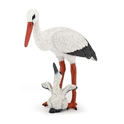 PAPO FIGURE -  STORK AND BABY STORK (2.75