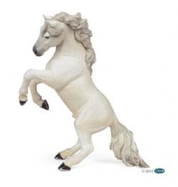 PAPO FIGURE -  WHITE REARED UP HORSE (5.5