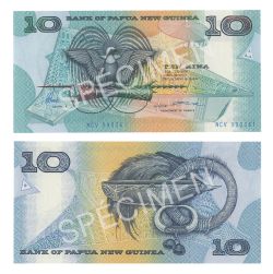 PAPUA NEW GUINEA -  10 KINA 1988 (UNC) 9C