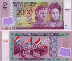 PARAGUAY -  2000 GUARANIES 2011 (UNC) 228C