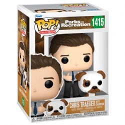 PARKS AND RECREATION -  POP! VINYL FIGURE OF CHRIS TRAEGER WITH CHAMPION (4 INCH) 1415