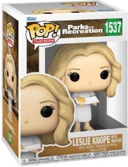 PARKS AND RECREATION -  POP! VINYL FIGURE OF LESLIE KNOPE WITH WAFFLES (4 INCH) 1537