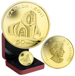 PARKS CANADA -  ORCA WHALE -  2011 CANADIAN COINS 03