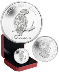 PARKS CANADA -  PEREGRINE FALCON -  2011 CANADIAN COINS 01