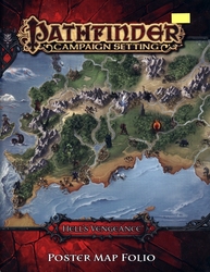 PATHFINDER 1ST -  HELL'S VENGEANCE - POSTER MAP FOLIO -  POSTER MAP FOLIO