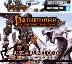 PATHFINDER ADVENTURE CARD GAME -  SINS OF THE SAVIORS - ADVENTURE DECK (ENGLISH) -  RISE OF THE RUNELORDS
