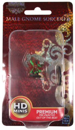 PATHFINDER BATTLE: PREMIUM PAINTED MINIATURES -  GNOME MALE SORCERER -  RPG MINIATURE