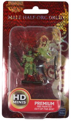 PATHFINDER BATTLE: PREMIUM PAINTED MINIATURES -  HALF-ORC MALE MALE -  RPG MINIATURE