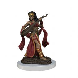 PATHFINDER BATTLE: PREMIUM PAINTED MINIATURES -  HUMAN FEMALE BARD -  RPG MINIATURE
