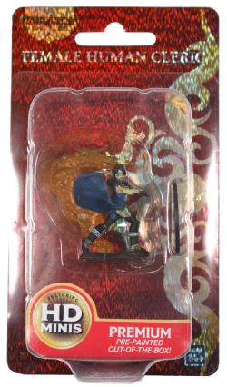 PATHFINDER BATTLE: PREMIUM PAINTED MINIATURES -  HUMAN FEMALE CLERIC -  RPG MINIATURE