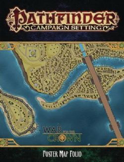 PATHFINDER -  CAMPAIGN SETTING - WAR FOR THE CROWN (ENGLISH) -  POSTER MAP FOLIO