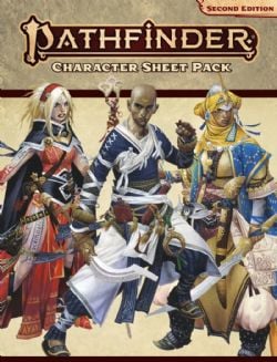 PATHFINDER -  CHARACTER SHEET PACK (ENGLISH) -  SECOND EDITION