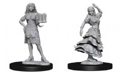 PATHFINDER DEEP CUTS UNPAINTED MINIATURES -  BARTENDER & DANCING GIRL -  RPG MINIATURE