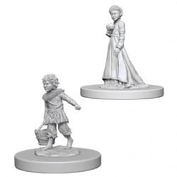 PATHFINDER DEEP CUTS UNPAINTED MINIATURES -  CHILDREN(2) -  RPG MINIATURE