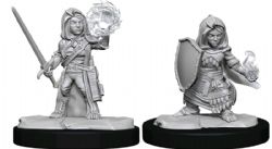 PATHFINDER DEEP CUTS UNPAINTED MINIATURES -  HALFLING CLERIC FEMALE -  RPG MINIATURE