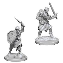 PATHFINDER DEEP CUTS UNPAINTED MINIATURES -  INFANTRYMEN(2) -  RPG MINIATURE