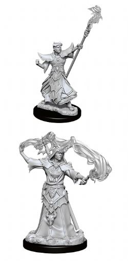 PATHFINDER DEEP CUTS UNPAINTED MINIATURES -  MALE HUMAN SORCERER -  RPG MINIATURE