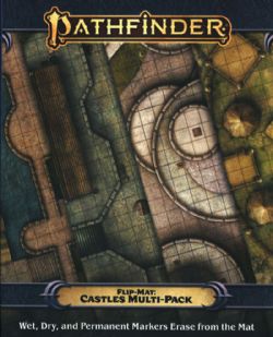 PATHFINDER -  FLIP-MAT - CASTLES - MULTI-PACK -  FLIP-MAT