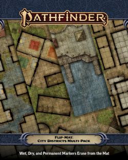 PATHFINDER -  FLIP-MAT - CITY DISTRICTS MULTI-PACK -  FLIP-MAT