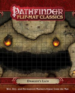 PATHFINDER -  FLIP-MAT CLASSIC - DRAGON'S LAIR -  FLIP-MAT CLASSIC