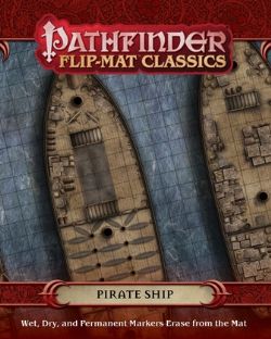 PATHFINDER -  FLIP-MAT CLASSIC - PIRATE SHIP -  FLIP-MAT CLASSIC