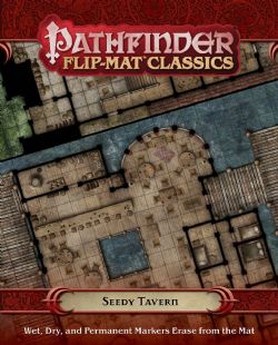 PATHFINDER -  FLIP-MAT CLASSIC - SEEDY TAVERN -  FLIP-MAT CLASSIC