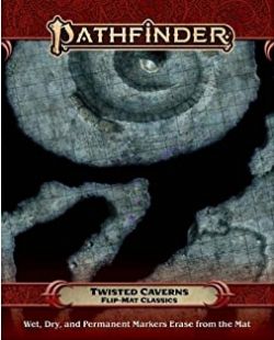 PATHFINDER -  FLIP-MAT CLASSICS - TWISTED CAVERNS -  FLIP-MAT CLASSICS