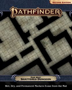 PATHFINDER -  FLIP-MAT - SHATTERED DUNGEON -  FLIP-MAT