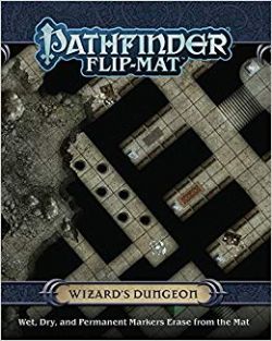 PATHFINDER -  FLIP-MAT - WIZARD'S DUNGEON -  FLIP-MAT