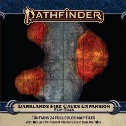 PATHFINDER -  FLIP-TILES - DARKLANDS FIRE CAVES EXPANSION -  FLIP-TILES