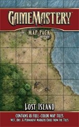 PATHFINDER -  GAMEMASTERY MAP PACK - LOST ISLAND -  MAP PACK