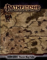 PATHFINDER -  IRON GODS POSTER MAP FOLIO