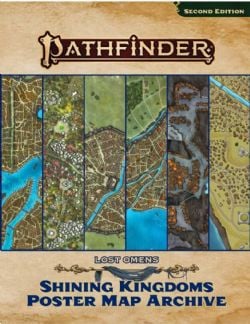 PATHFINDER -  LOST OMENS SHINING KINGDOMS POSTER MAP ARCHIVE (ENGLISH) -  SECOND EDITION
