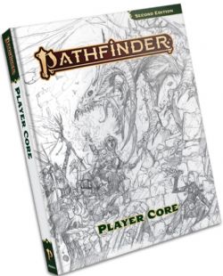 PATHFINDER -  PLAYER CORE SKETCH COVER (ENGLISH) -  SECOND EDITION REMASTER