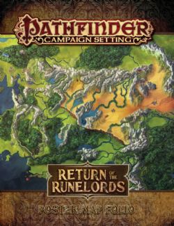 PATHFINDER -  RETURN OF THE RUNELORDS - POSTER MAP FOLIO