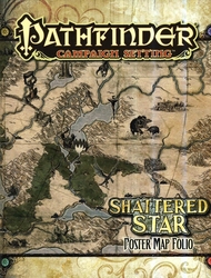 PATHFINDER -  SHATTERED STAR : POSTER MAP FOLIO