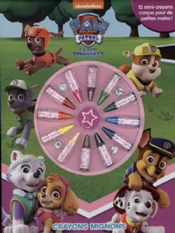 PAW PATROL -  CRAYONS MIGNONS (CAHIER À COLORIER AVEC CRAYONS)