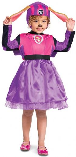 PAW PATROL -  SKYE DELUXE COSTUME (TODDLER - LARGE 4-6X)