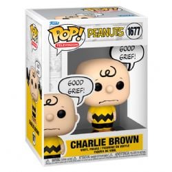 PEANUTS -  POP! VINYL FIGURE OF CHARLIE BROWN (4 INCH) -  POP! SAYING 1677